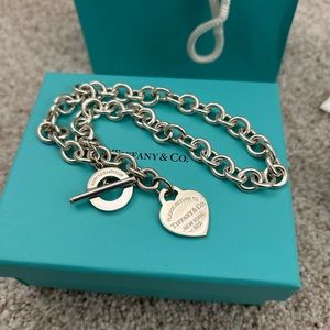 Tiffany heart tag toggle necklace